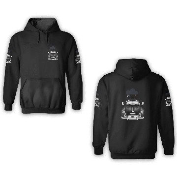 Discover Black Cloud Over Classic Car 3D Hoodies