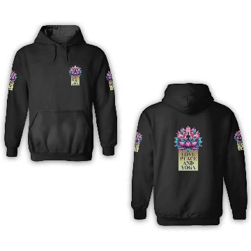 Discover Vibrant Lotus Illustration 3D Hoodies