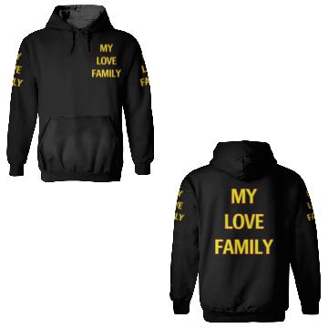 Discover MY LOVE FAMILY USA 3D Hoodies