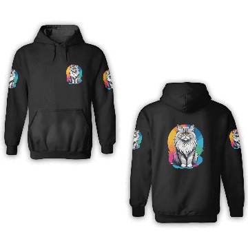 Discover Persian Cat 3D Hoodies