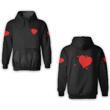 Discover I Love Dad 3D Hoodies