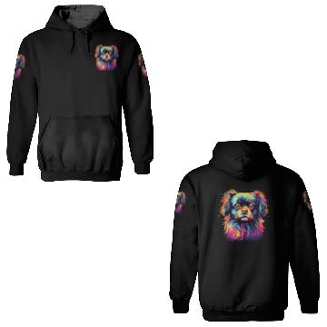 Discover Watercolor Colorful Tibetan Spaniel 3D Hoodies
