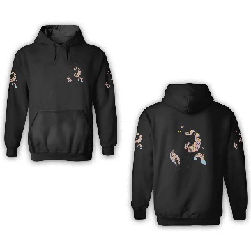Discover Disney rainbow horse 3D Hoodies