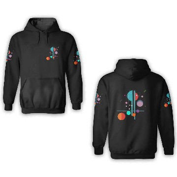 Discover Geometric art 3D Hoodies