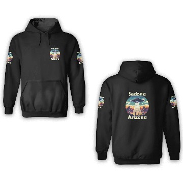 Discover Sedona UFO Adventure 3D Hoodies