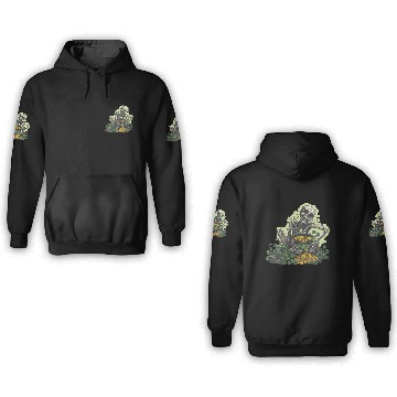 Discover St Patricks Skeleton Pot of Gold 3D Hoodies