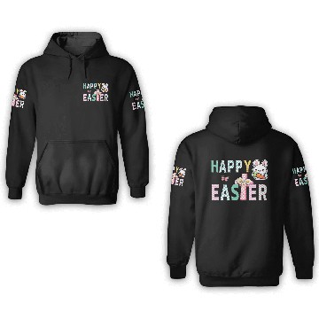 Discover Blossom & Bunny: Easter Celebration Delight! 3D Hoodies