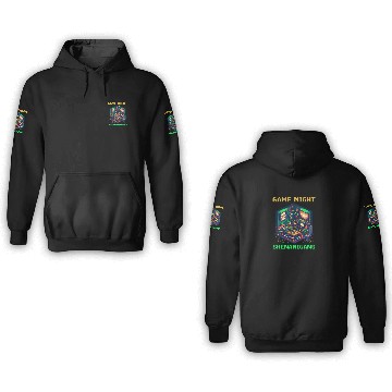 Discover St. Patricks Day Gaming Game Night Shenanigans 3D Hoodies