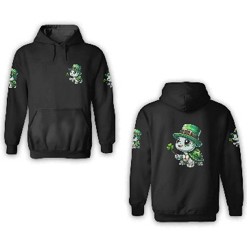Discover St. Patrick's Turtle Celebration 3D Hoodies