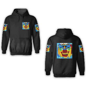 Discover abstract lion 3D Hoodies