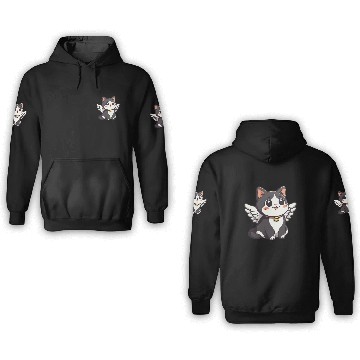 Discover Kawaii Cat Angel 3D Hoodies