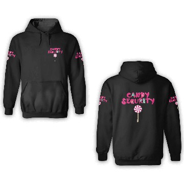 Discover Candy Security Mom Dad Matching Birthday Costume 3D Hoodies