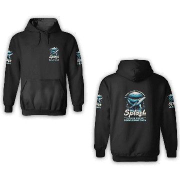 Discover Endangered Species Blue Whale Animal Rights 3D Hoodies