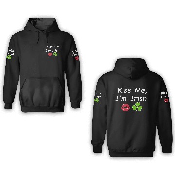 Discover St Patricks Kiss Me I'm Irish Trendy Baby 3D Hoodies, Y2k