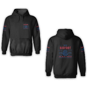 Discover Vote Bigfoot, Funny 2024 Election- Funny Bigfoot 3D Hoodies