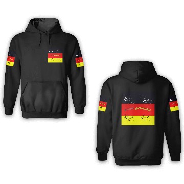 Discover i love germany 3D Hoodies