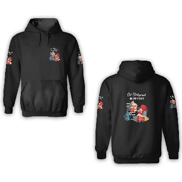 Discover Popcorn Vintage Movie Night 3D Hoodies