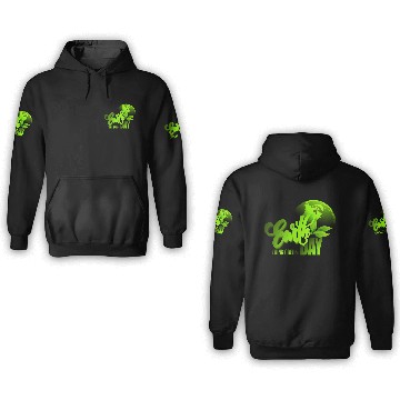 Discover Earth day black bg 3D Hoodies