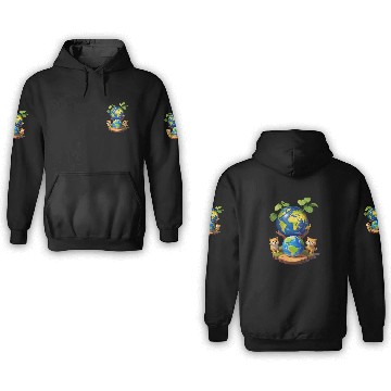 Discover Earth Day 3D Hoodies
