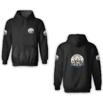 Discover Los Angeles - City of Angels 3D Hoodies