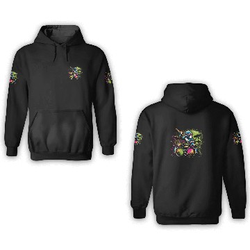 Discover Monkey Playing Drums Drum Drummer Drumming 3D Hoodies