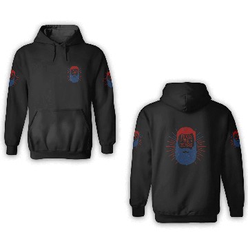 Discover fear the beard 3D Hoodies
