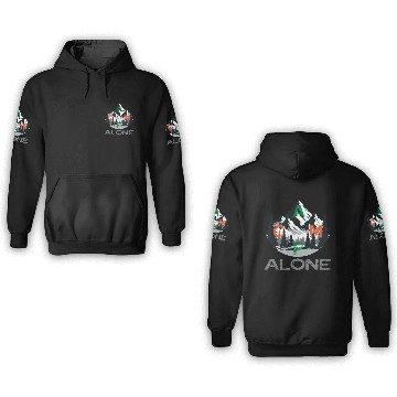 Discover camp alone in the nature and wilderness Outdoor 3D Hoodies