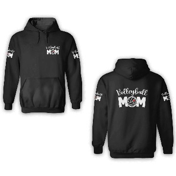 Discover Volleyball Game Day Cheer Mom 3D Hoodies