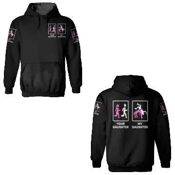 Discover Your Daughter My Daughter Wrestling Mom 3D Hoodies