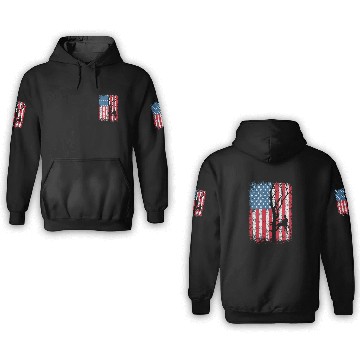Discover American Flag Arborist Gift For Men Cool Tree Love 3D Hoodies