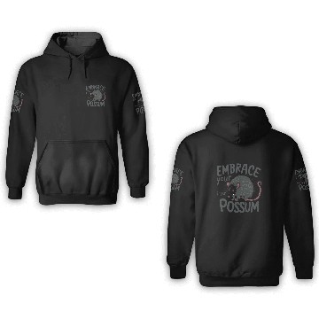 Discover Embrace your inner possum Street Cats Squad 3D Hoodies