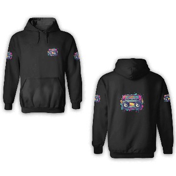 Discover Retro Classic Cassette Tape for a 80s Fan 3D Hoodies