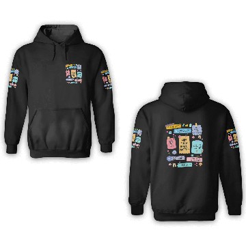 Discover Mental Health Matters Human Brain Illness 3D Hoodies