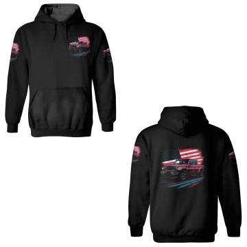 Discover Jeep Gladiator JT US Flag 3D Hoodies
