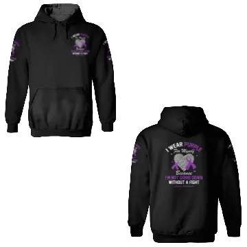 Discover I Wear Purple For Myself Lupus Awareness Heart 3D Hoodies
