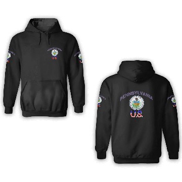 Discover Pennsylvania us 3D Hoodies