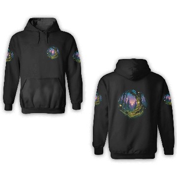 Discover Enchanted Forest: Mystical Twilight 3D Hoodies