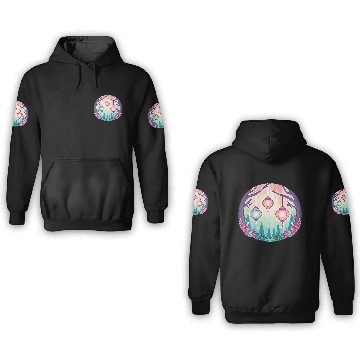 Discover Enchanted Lanterns: Twilight Grove 3D Hoodies