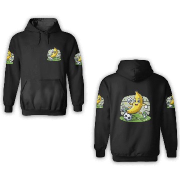 Discover Banana Soccer 3D Hoodies