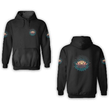 Discover Radiant Lotus: Embrace Optimism and Happiness 3D Hoodies