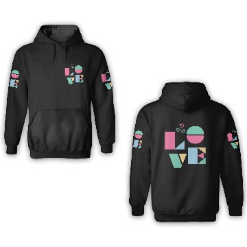 Discover Pastel Love 3D Hoodies