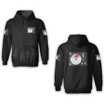 Discover PRIDE Feathers Vinyl Record 3D Hoodies