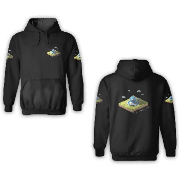 Discover Geometric low poly Universal Studios 3D Hoodies