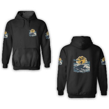 Discover On The Rocks Surfing 3D Hoodies