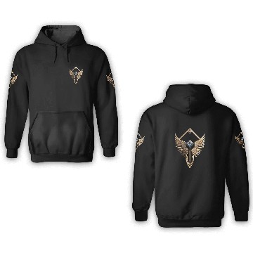 Discover Elegant Angel Wing Pendant Design 3D Hoodies
