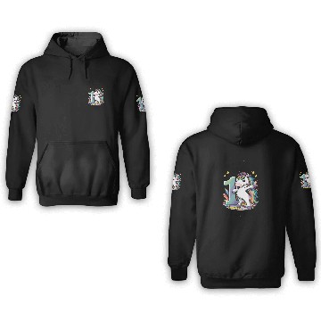 Discover Ready to Crush First 1st Grade Back School Unicorn 3D Hoodies