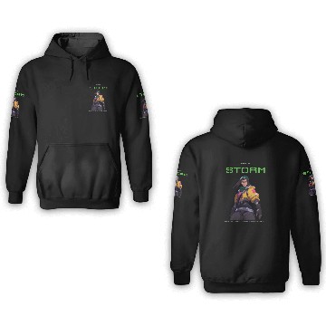 Discover She is the storm girl gamer 3D Hoodies