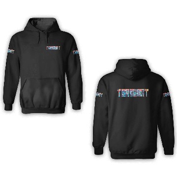 Discover Train Art Number 3 3D Hoodies