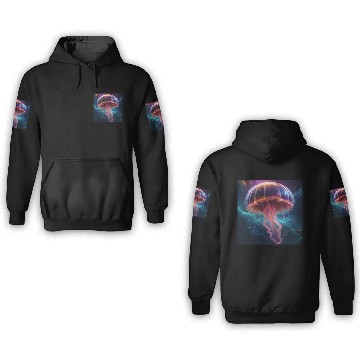 Discover Cosmic Jellyfish Dance 3D Hoodies