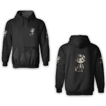 Discover Chibi Character Illustration 3D Hoodies